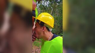 Luccas Melo, Diholiver25, and Junior Delao engage in a wild bareback orgy in public - 9 image