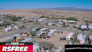 Rocky Unleashed, Troy Daniels, Diego Vox, Ian Sterling, and brogan Reed take on the biggest bareback orgy ever seen in Trailer Park! - 1 image