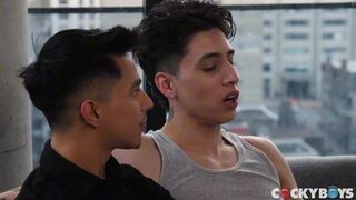 Angel Santana and Angel Elias take rough anal pounding like two horny studs - 1 image