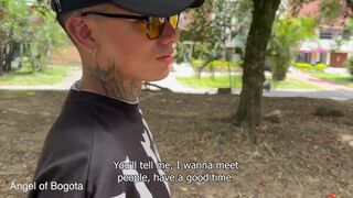 Watch a straight guy get a hot surprise in his next-door neighbor's feet - Medellin 1 - 2 image
