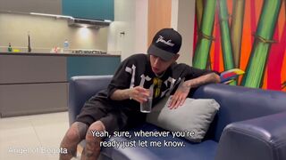 Watch a straight guy get a hot surprise in his next-door neighbor's feet - Medellin 1 - 4 image