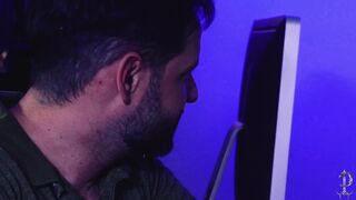 Bob Willian & cardosoarthurx interview fat, chubby office boy, Fernando Devil, in wild bareback office sex tape - 13 image