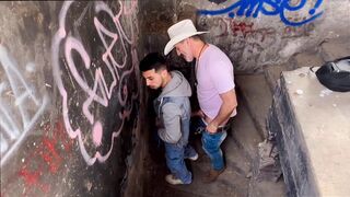 Manuel Keny and Ttimon22 share Elcamarografo's raw long cock in a wild bareback lesbian porn video - 5 image