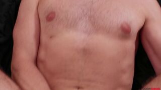 Watch Jack Valor's step-nephew give his step-son's raw big cock a helping hand in a wild bareback rimjob and - 13 image