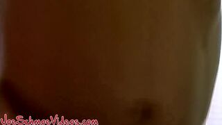 Amateurs interracially bareback after mutual dick sucking - 7 image