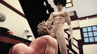 Heros Breakfast - Izuku Midoriya x Katsuki Bakugo My Hero Academia - 3D Animation The Sims 4 - 13 image