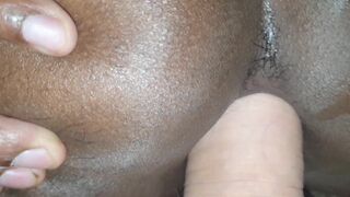 Sub Brown takes on hung white cock - 14 image