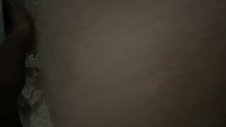 Getting fucked on the floor. Creampie! - 1 image