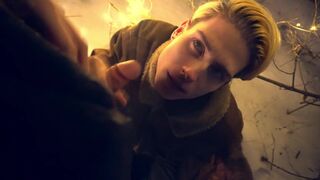 Witcher Netflix. Thanked the Witcher