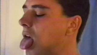 Hot inexperienced white guy gets another dude to suck and fuck him while buddy watches - 2 image