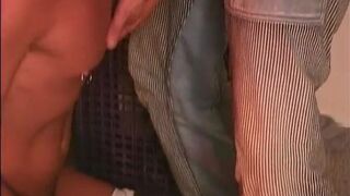 Two gays have butt sex in living room - 6 image