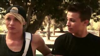 Blonde boy gets pounded bareback