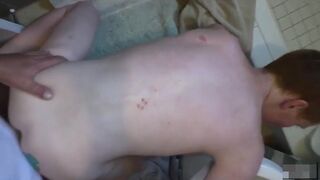 Ginger Twink fucked in the Bathroom - 14 image