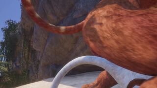 Two Gay Male Lions Creaming Each Other (POV & Paw Shots) | Wild Life Furries - 4 image