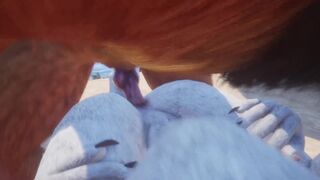 Two Gay Male Lions Creaming Each Other (POV & Paw Shots) | Wild Life Furries - 5 image