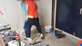 Finally Fucked my co Worker Bareback during Construction Work - 12 image
