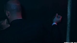 GLORY HOLE FUN! HOT FUCK IN SUITS - 3 image