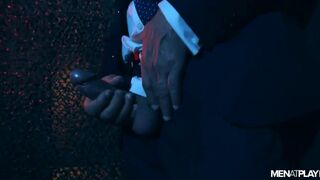 GLORY HOLE FUN! HOT FUCK IN SUITS - 4 image