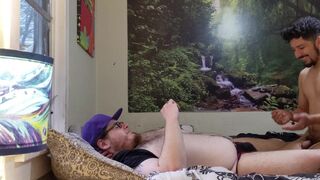 Chub Fucked in Jockstrap by Latino - 7 image