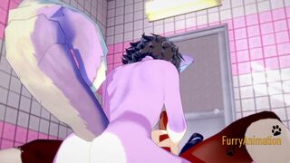 Furry Yaoi - Wolf & Horse Hard Sex - 1 image