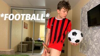 Football Teenager eighteen y.o & Secret Training for Winning /Big Dick/Uncut/Hot - 1 image